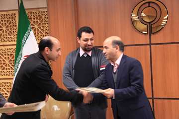 تجلیل از تیم های ورزشی کارمندان